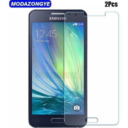 2Pc For Tempered Glass Samsung Galaxy A3 2015 A 3 300 A300 A300F A300FU A300H/DS SM-A300H/DS SM-A300F SM-A300FU Screen Protector
