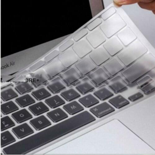 Clear US Layout Keyboard Cover Skin (100pcs)Protector Sticker case protective film for MacBook Air 13 Pro Retina 13 15 17 cover