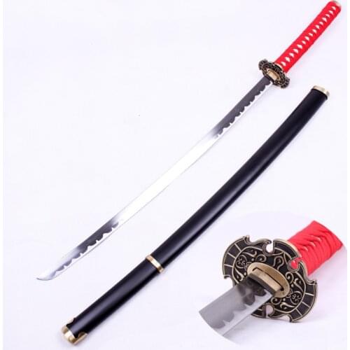 Inuyasha Sesshoumaru Iron Broken Tooth Wooden Sword Cosplay Props Toys Amine Cosplay Props for Halloween Carnival Party