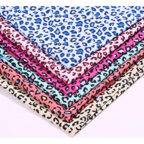 100x150cm Printing Polyester Leopard Print Pattern Fabric For DIY Mouth Masks Women Dress Quilting Garment Patchwork Accessories
