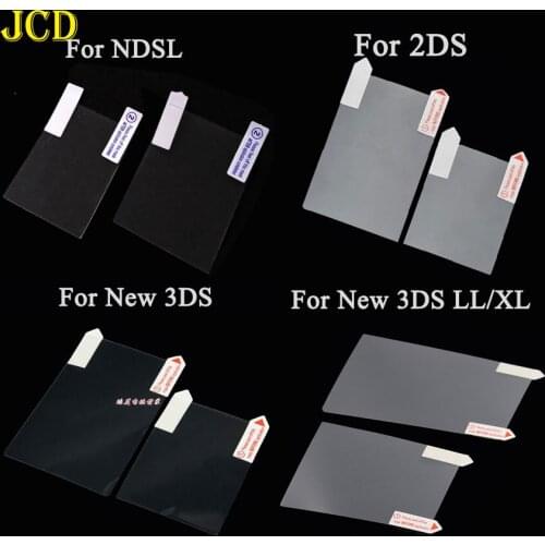 Screen Lens Protector Film For GB GBC GBA SP GBM Top Bottom Screen Clear Film For Switch Lite NDSL 3DS LL XL New 3DSLL 3DSXL