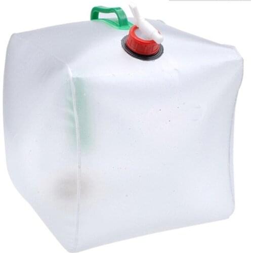 20L Outdoor Foldable Folding Collapsible Drinking Water Bag Car Water Carrier Container for Outdoor Camping Hiking Picnic BBQ