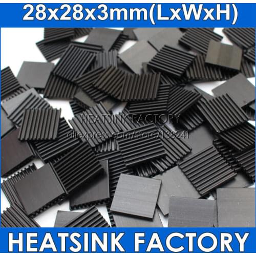 5Pcs 28x28x3mm Cooling Accessories DIY Heatsink CPU GPU IC Memory Chip Aluminum Heat Sink Cooler Radiator