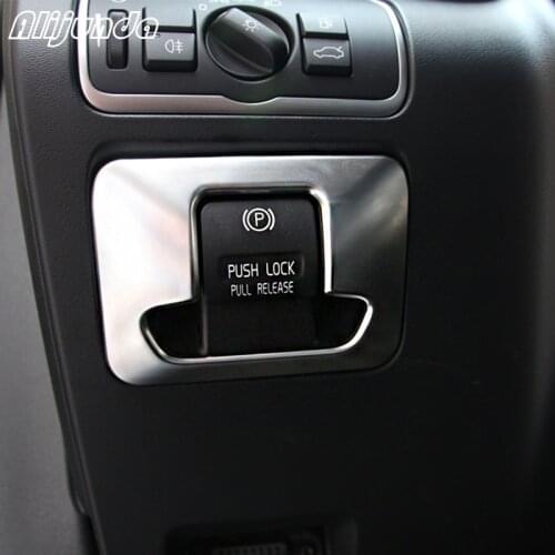 Car Styling Interior Electronic Handbrake Handbrake Button Keyboard Trim Sticker For Volvo XC60 X60 V60 S60 S80 2009-2015