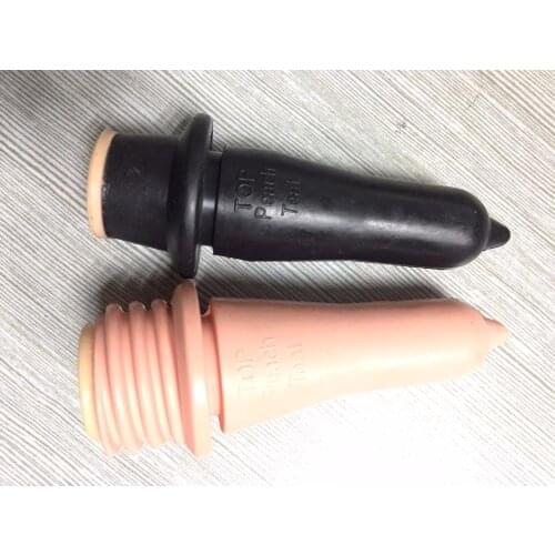 1pcs Cow Teat Shaped Nipple Calf Feeding Bottle Nipple Top Peach Teats Pink&Black