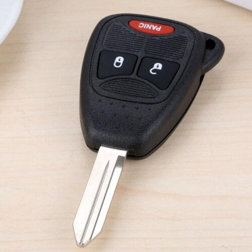 1Pc 3 Buttons Car Keyless Entry Remote Key Shell Case OHT692427AA for Chrysler Dodge Ram Nitro Compass Jeep Wrangler 2006-2016