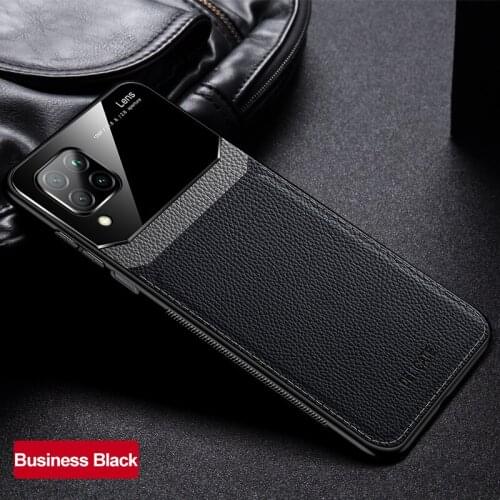 Luxury Leather Case For Huawei Nova 6 SE Nova 7i P40 Lite Full Protect Back Cover Cover Protect Camera Lens