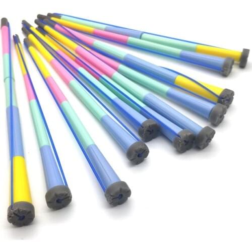 40pcs Long Hair Rollers Spiral Fluffy Wool Hair Curling Bars Cold Perm Rods Curler with Rubber Bands Hairdressing Supplies 1427