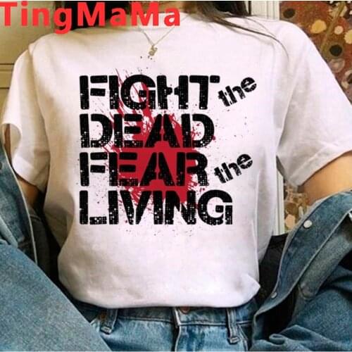 The Walking Dead Negan t shirt t-shirt men tumblr white t shirt kawaii harajuku kawaii aesthetic t-shirt clothes kawaii
