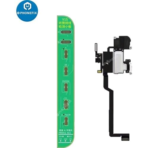 JCID Earpiece Speaker Flex Cable Receiver FPC Detection Board for iPhone 8 -11Pro max Face ID Truetone Repair Use With JC V1S