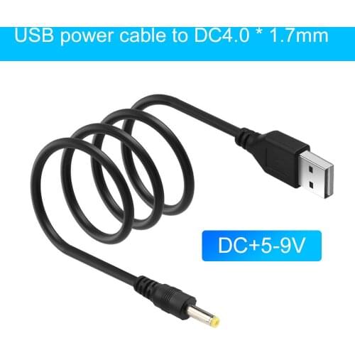 DC 5V USB Charger power Cable USB to 4.0mm *1.7mm, 3.5mm *1.35mm, 2.5mm *0.7mm, 2.0mm *0.6mm, 5.5mm *2.1mm Jack Power Cable