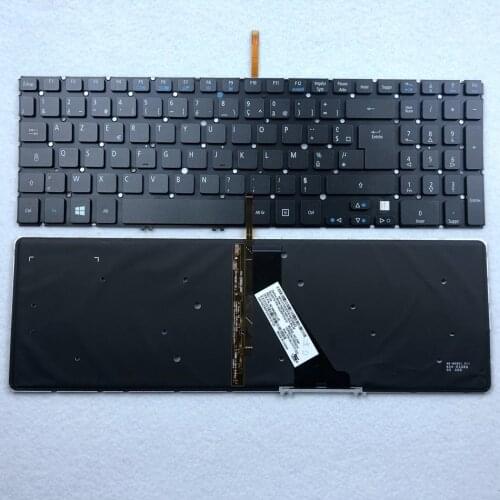 French Canada Italian UK Backlit Keyboard For Acer Aspire V5 V5-531 V5-531G V5-551 V5-551G V5-571G V5-571P V5-571PG V5-531P