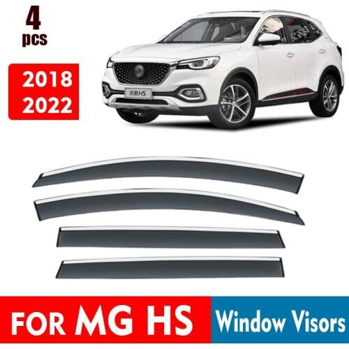 FOR MG HS 2018 2019 2020 2021 2022 Window Visor Car Sun Rain Guard Smoke Shield Deflectors Awning Trim Cover Car Styling