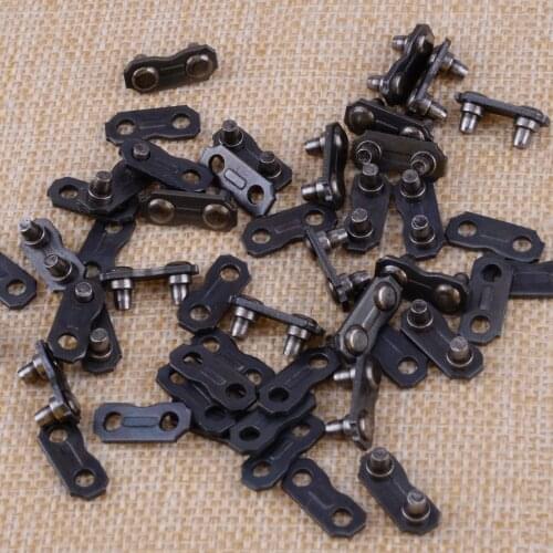 LETAOSK 24Pcs/Set Repair Kits 325inch .050 & .058 Chain Connector Master Links Preset &Tie Straps Replacement Chainsaw Tools