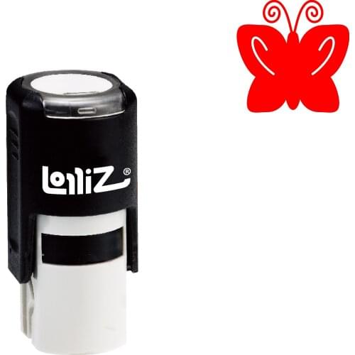LolliZ Solid Animal Symbol Series Design #3 Self-Inking Rubber Stamp