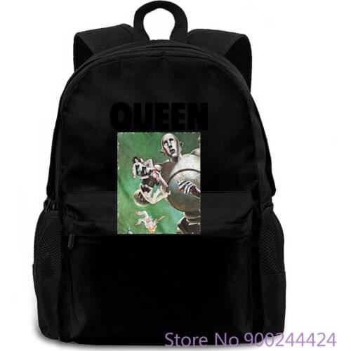News of The World 70s Rock Queen Color White women men backpack laptop travel school adult student