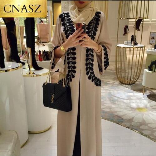 Printing jalabiya night dress abaya in dubai vintage fashion muslim clothing cardigan
