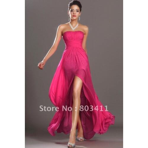 New Arrival Fabulous Eye-catching Strapless Formal Party Dress Simple Evening Dress