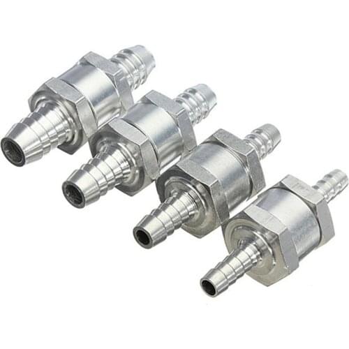 For Way Check Valve 6/8/10/12mm Aluminium Alloy Connector adapter High Temperature for car Fuel Carburettor Hardware Accessories