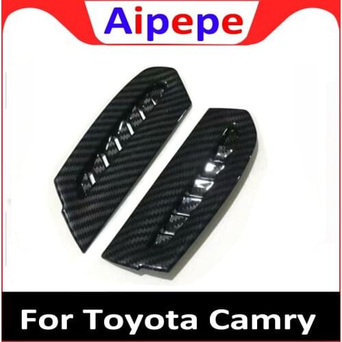 For Toyota Camry XV70 2017 2018 2019 Front Upper Air Vent AC Outlet Cover Trim Interior Accessories Styling ABS