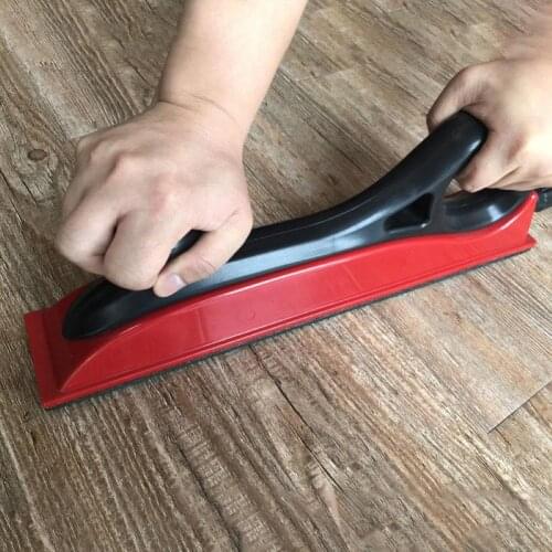 AT-007 Portable Dust Free Extraction Dry Hand Sanding Block Polish Grinding Tool Hand Sander Hardware Tool Hand Sanding Block