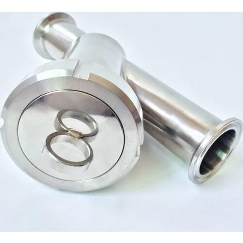 76mm Pipe OD x 3" Tri Clamp Sanitary Y-Shaped Strainer Filter SUS 304 Stainless Steel For Beer Brewing