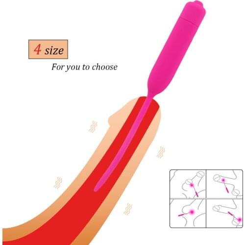EXVOID Penis Plug Vibrator Silicone Dilatator Sounds Adult Products Male Penis Insert Device Sex Toys For Men Urethral Catheter