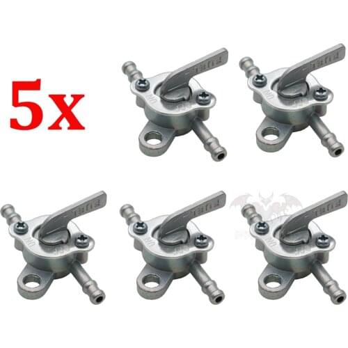 6mm Inline Petrol Fuel Tank Tap Petcock Switch For Pocket Dirt ATV Quad Pit Pro Buggy Bike Pack 5