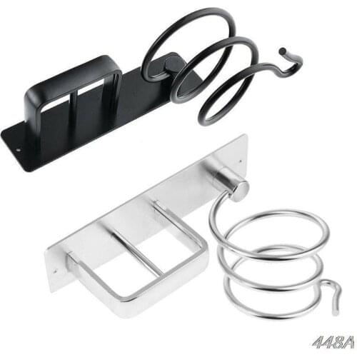 1PC Hair Straightener Holder Hair Dryer Storage Rack Wall Mounted Shelves Aluminum Shelf Bathroom Organizer Hardware Accessories