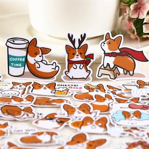 38 pcs Cool reindeer homemade Sticker for Kid DIY Laptop Waterproof Skateboard Moto phone Car Toy Scrapbooking Stickers