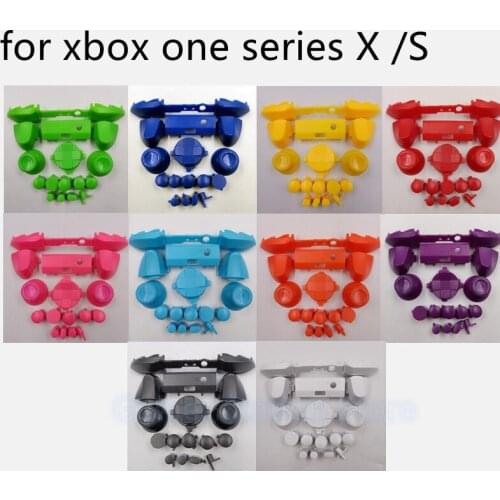 50sets Full LB RB LT RT Triggers Buttons & Front Bumpers ABXY Replacement PartsSuitable for X box One S X Console Accessories