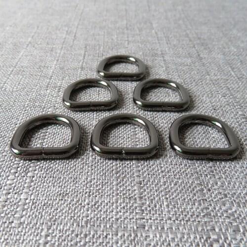 50 pcs Heavy metal hardware belt straps buckle clasp 15mm webbing for bag pet dog collar leash harness sewing garment accessory