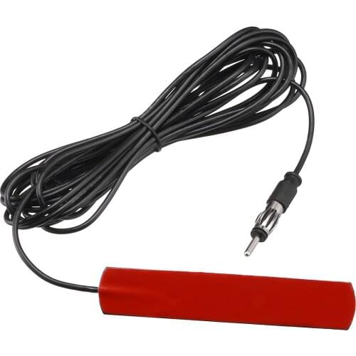 Car Radio Stereo Hidden Antenna AM FM Radio Amplifier Signal Booster Antenna Aerial for Car Motorcycles Boats Campers Golf Carts