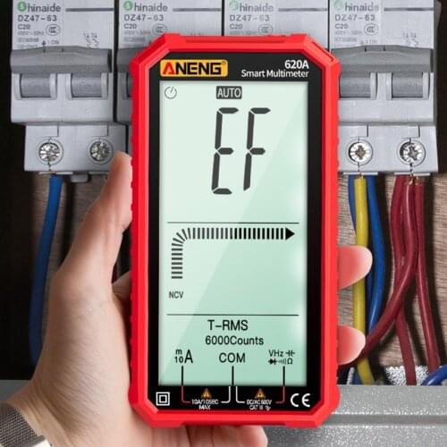 True-RMS Auto-Ranging Digital Multimeter AC DC Amp Volt Ohm Diode HZ NCV Tester M89B