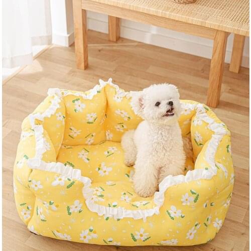 New Cat Bed House Cute Cozy Cat Mat Beds Warm Durable Portable Pet Basket Kennel Dog Cushion Cat Supplies