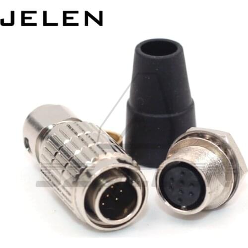 Hirose connector 8pin Male and female connector ,HR25-7TP-8P plug HR25-7TR-8S socket