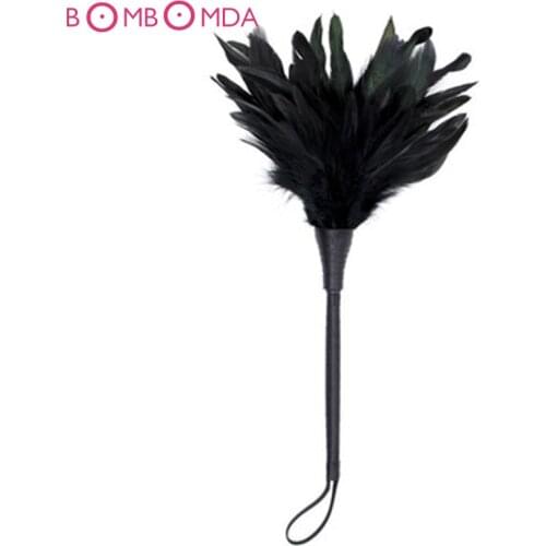 Feather Sexy Whip Clitoris Tickle Nipple Tickling BDSM Whip Erotic Sex Toys Spanking Bondage Flirting Slave Flogger for Couple 2