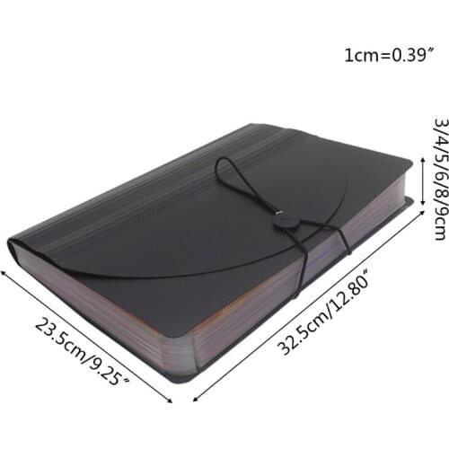 13/24/36/48/60/72 Pocket Classified File Folder Telescopic Standing A4 Organizer PXPA