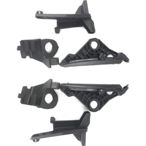 For Mercedes-Benz E Class W207 2013-2016 Headlight Repair Kit Black Plastic Fixed Feet Lamp Corner Use Left and Right Headlights