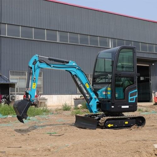 New 1 Ton 2 Ton Diesel Mini Excavator With Cab Suitable For Garden Farms Factory Direct Sales