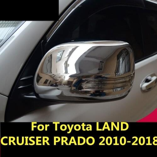 Car Rear-view Mirror Covers Shell Rearview Mirror Edge Guards Cover Exterior decoration For Toyota LAND CRUISER PRADO 2010-2018
