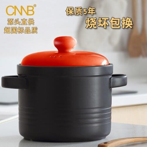 New soup pot kitchen accessories creative health preservation heat-resistant ceramic pot large casserole high soup pot stew pot