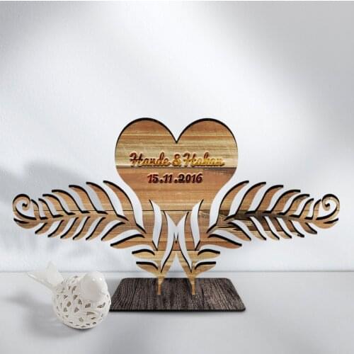 Personalized Is Leaf Filizi Wooden Trinket-6