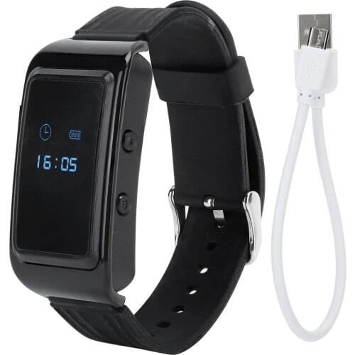 D6 1080P Voice Recording Smart Bracelet Watch Portable Camera Recorder Smartband