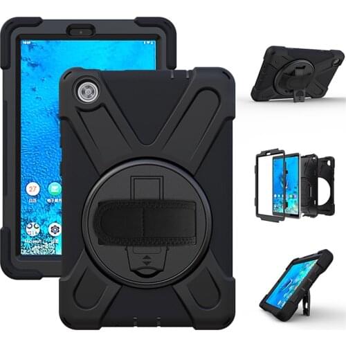Heavy Duty Shockproof Case For Lenovo Tab M8 TB 8505 TB-8505X TB-8505F Tab m8 hd 8" 8.0" Tablet PC Kickstand Silicon Cover Cases
