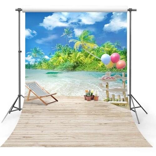 Vinyl Photography Backdrops Blue Sky Beach Photo Backgrounds 5x7ft backdrops Child Photography studio fotografia Digital Printin
