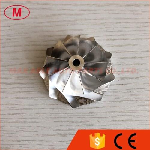 TD04HL 16T 49189-00016 43.43/56.02mm 9+0 blades high performance Turbo milling/aluminum 2618/billet compressor wheel