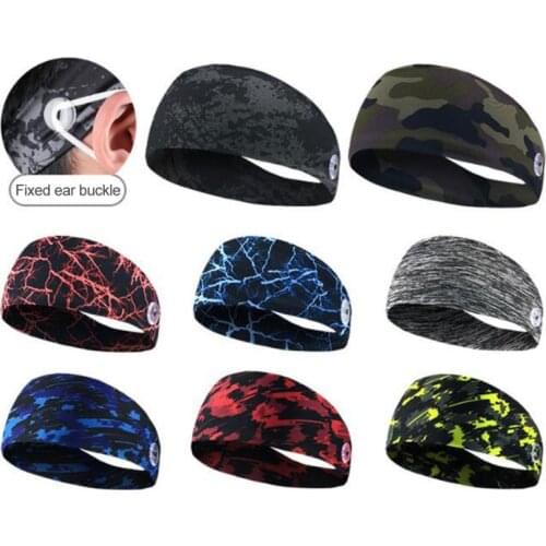 Yoga Hair Bands Print Cycling Yoga Sport Sweat Headband Sweatbands Breathable Scarf Headbelt Hair Sportswear Head Accessories