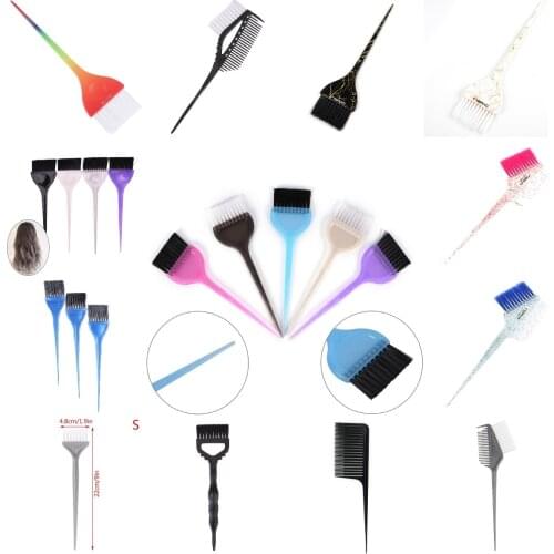 1PCS 41styles Hairdressing Brushes Salon Hair Color Dye Tint Tool Kit Hair Brush Multifunctional Hair Dyeing Brush Styling Tools