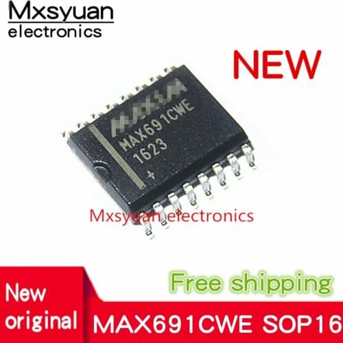 10PCS~100PCS/ lot MAX691CWE MAX691CWE+T MAX691 SOP16 New original Microprocessor Supervisory Circuits